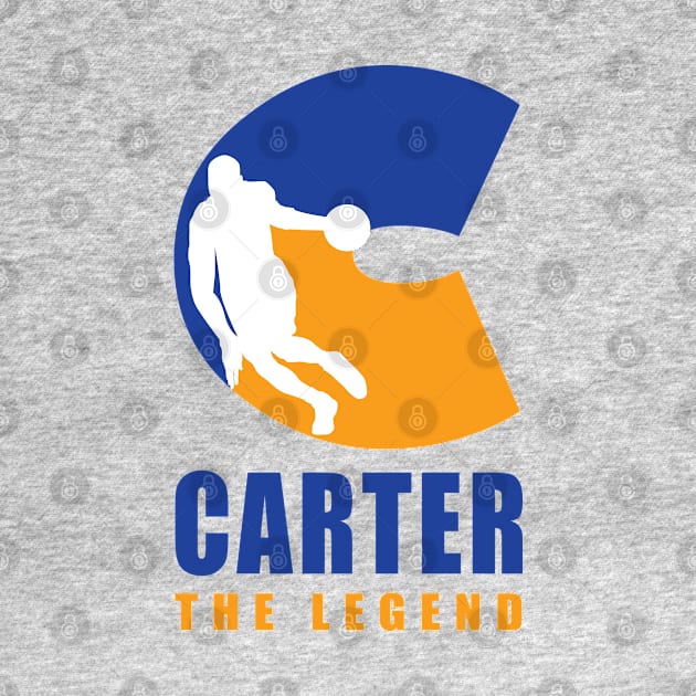 Carter Custom Player Basketball Your Name The Legend by Baseball Your Name